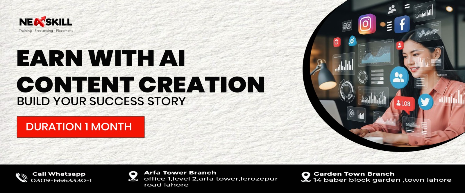 Ai Content Creation Training Course at Nexskill Lahore nexskill-ai-content-creation-2026-lahore