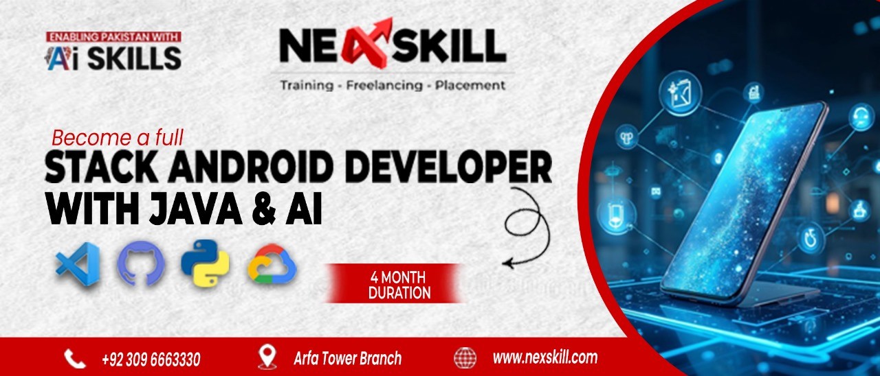 nexskill-full-stack-android-developer-with-java-and-ai-2026-lahore