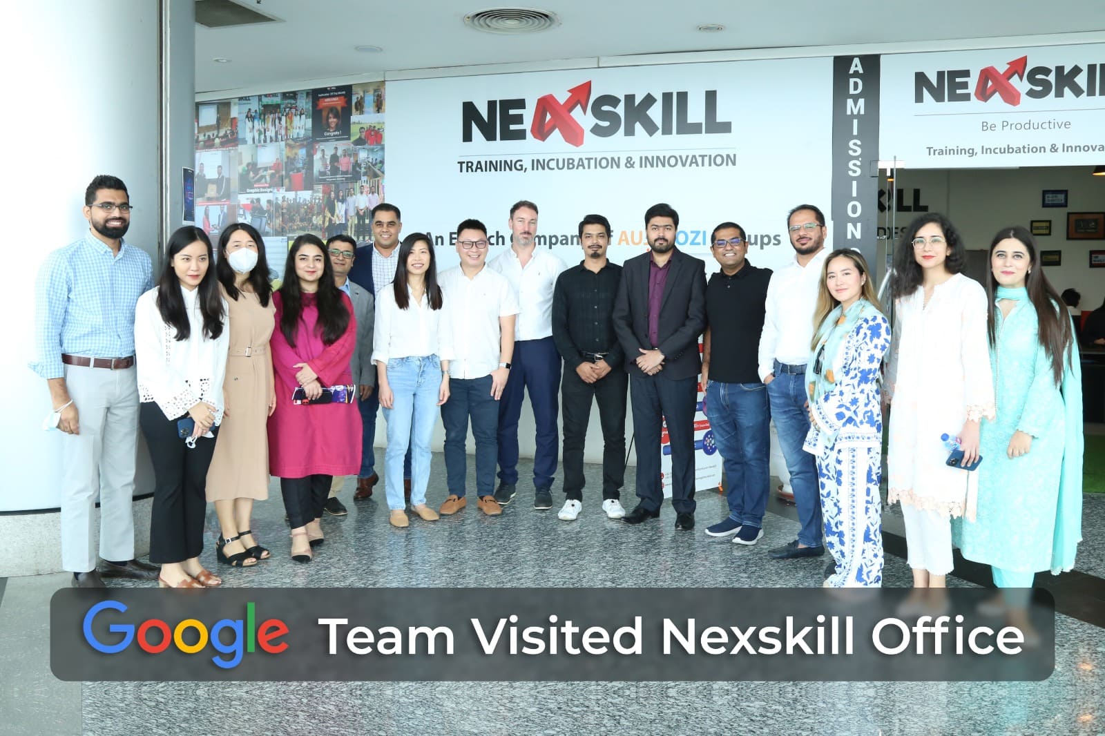 google-team-visit-nexskill-lahore-arfa-tower-2025