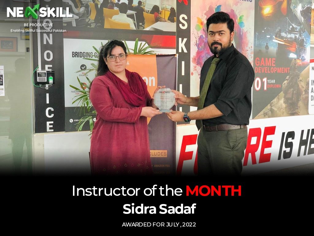 Instructor Of The Month JULY 2022