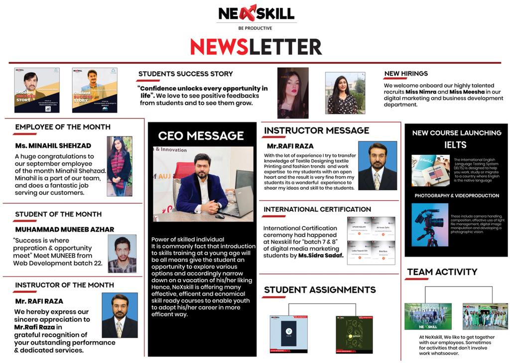 Newsletter Of The Month August 2022