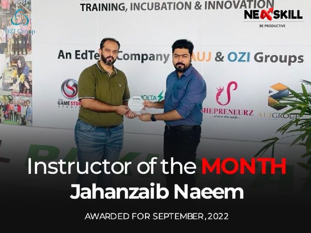 Instructor Of The Month September 2022