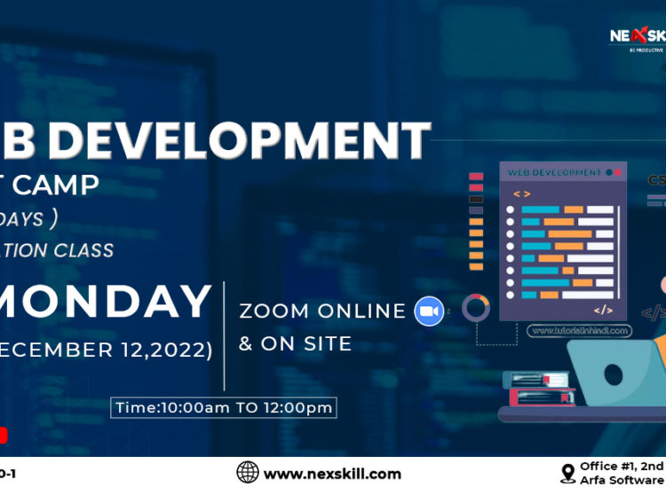 Web Development Program in Lahore by Nexskill
