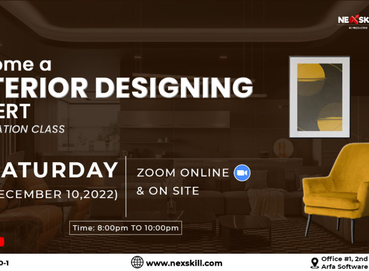 interior designing course in Lahore by nexskill