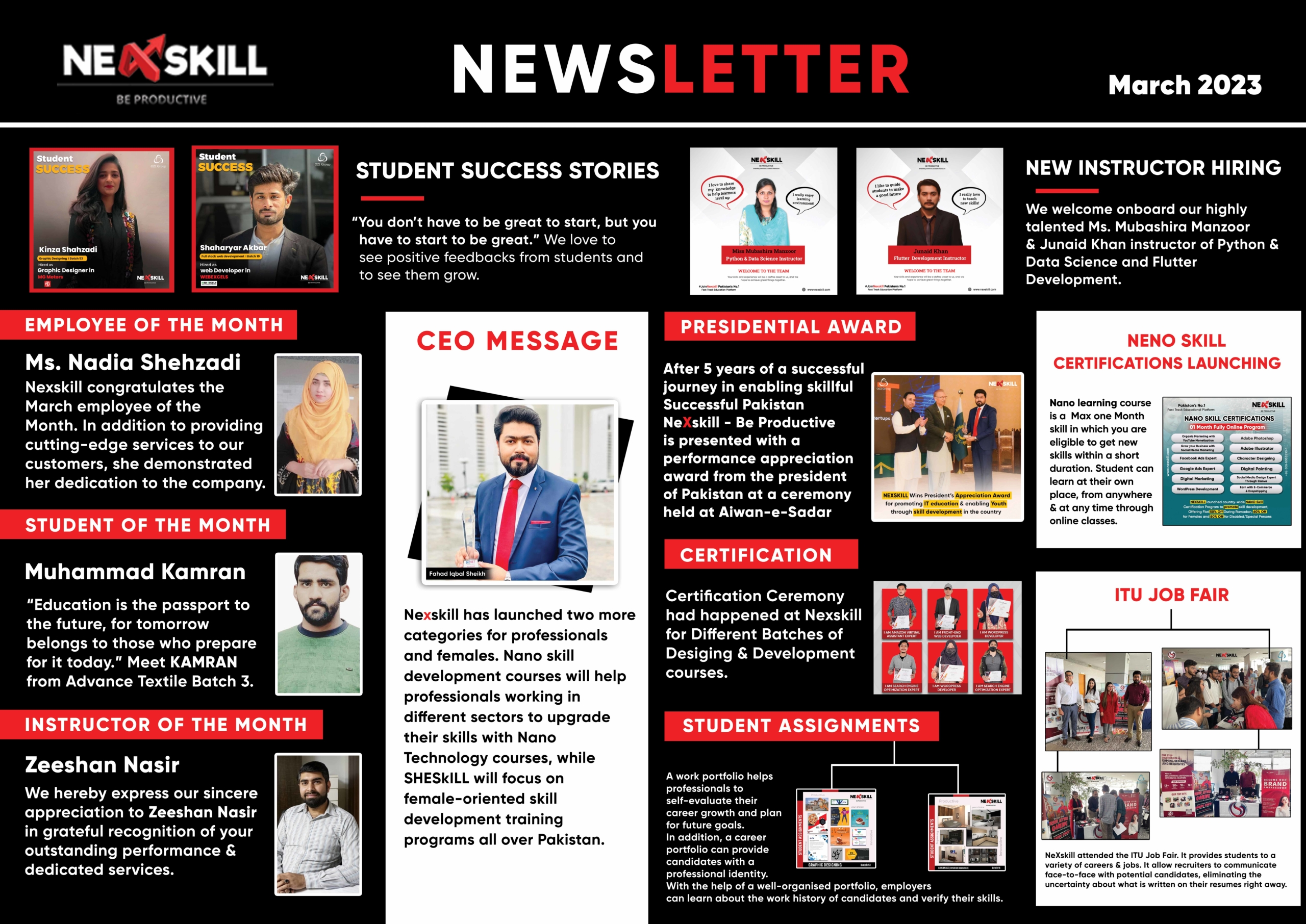 Newsletter Of The Month March 2023