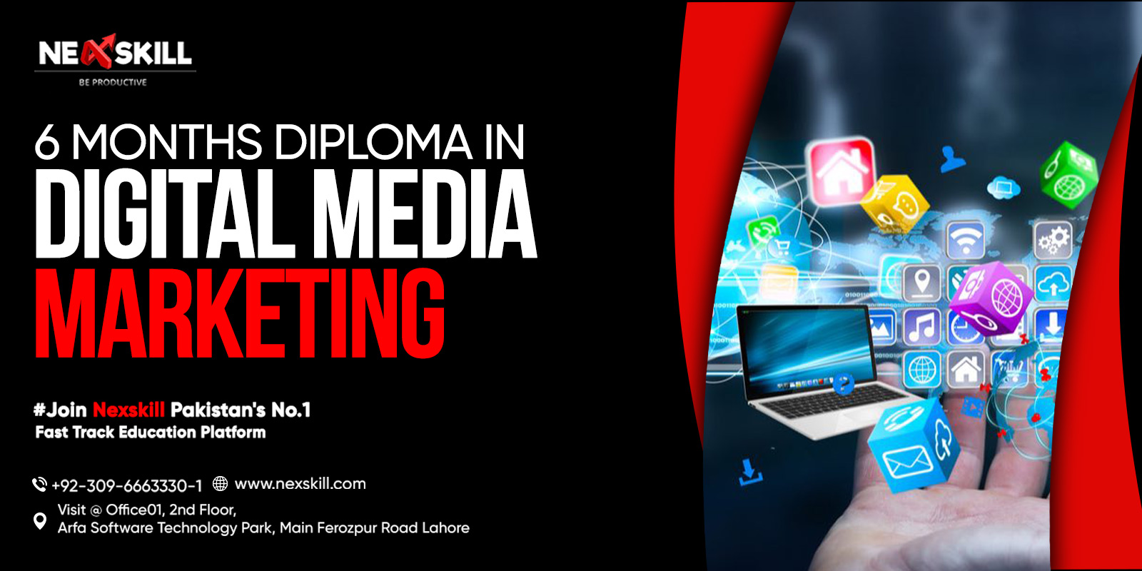 6 months Diploma in Digital Media Marketing