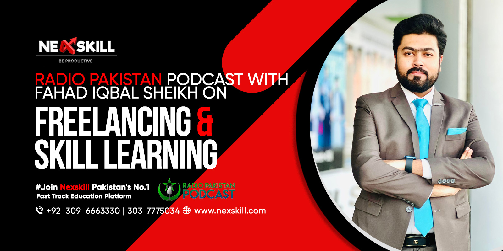 Radio Pakistan Podcast with Fahad Iqbal Sheikh on Freelancing & Skill Learning 