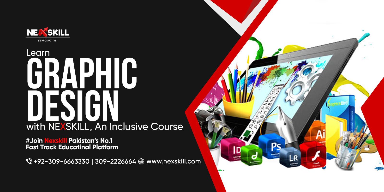 Learn Graphic Design with Nexskill, An Inclusive Course