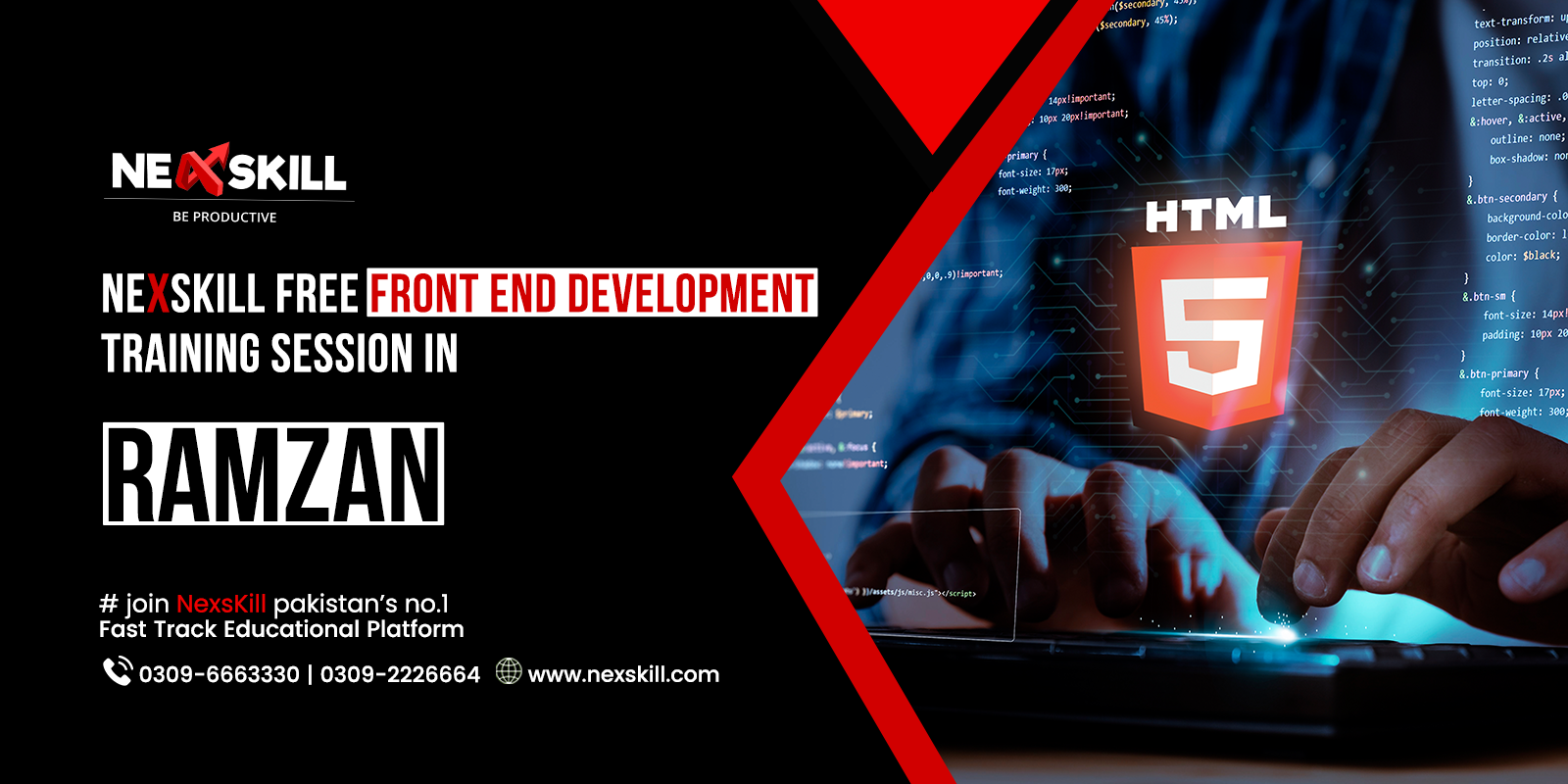 Nexskill FREE Front End Development Training Session in Ramzan