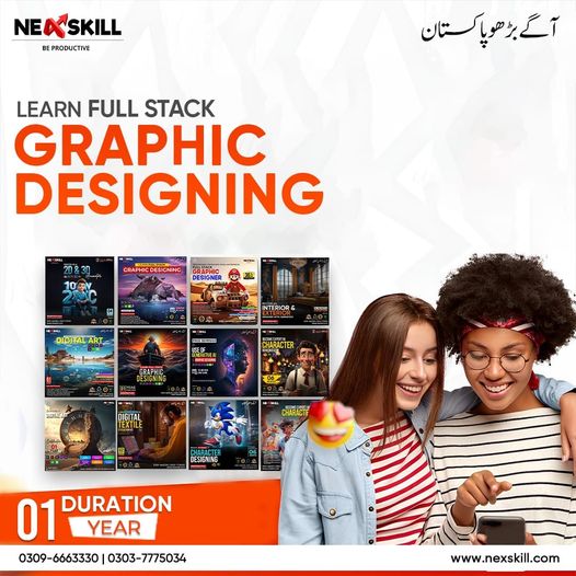 Graphic designing by Nexskill Be Productive