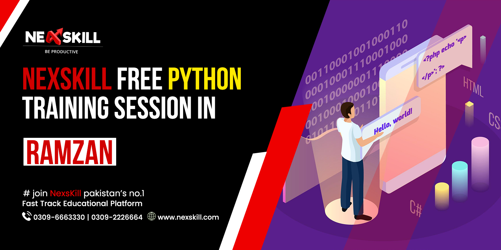 Nexskill FREE Python Training Session in Ramzan