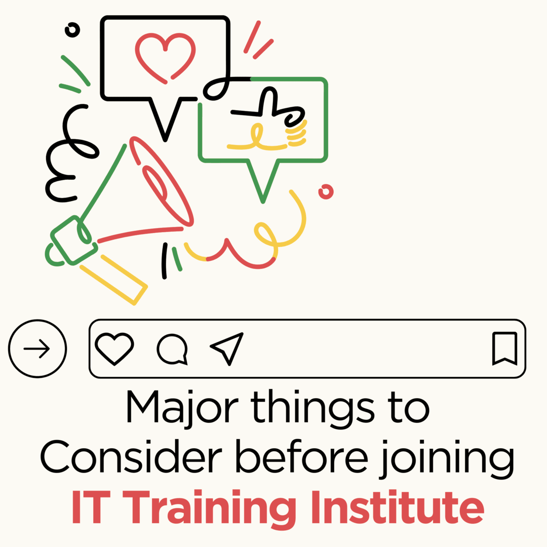 Top Things to consider in IT Training