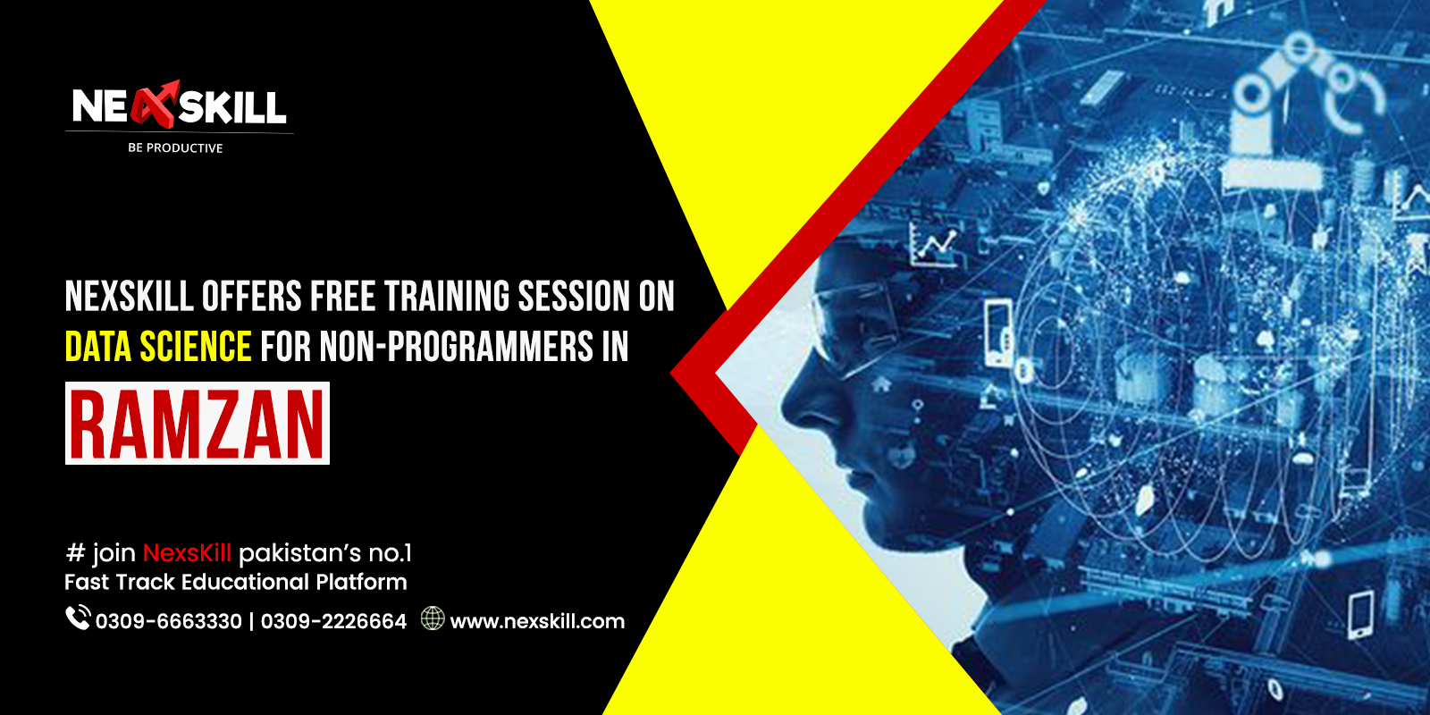 Nexskill offers Free Training Session on Data Science for Non-Programmers in Ramzan